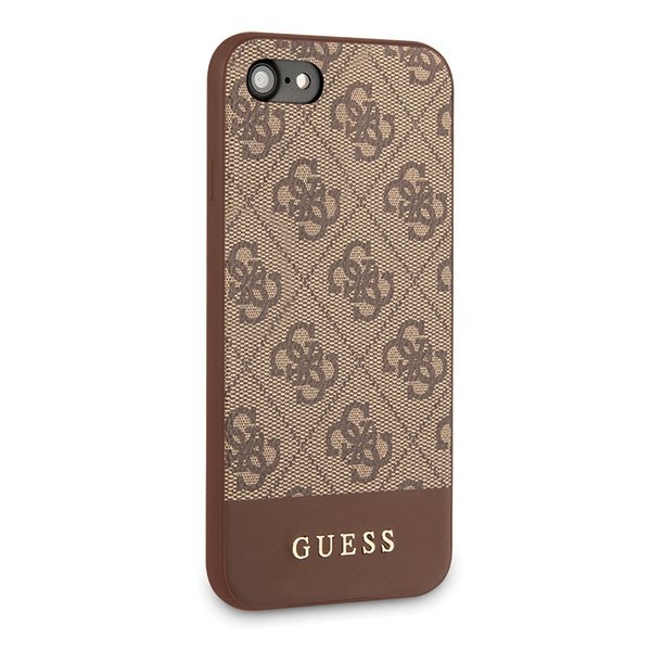 Guess GUHCI8G4GLBR iPhone 7/8/SE 2020 / SE 2022 brązowy/brown hard case 4G